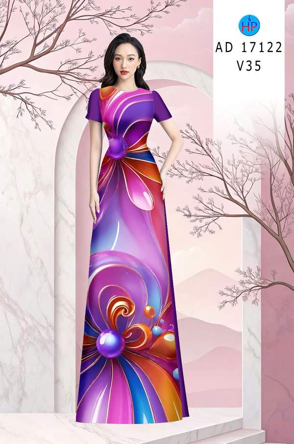 Vải Áo Dài Hoa In 3D AD 17122 1 1789630766 838 vai ao dai hoa in 3d ad 17122