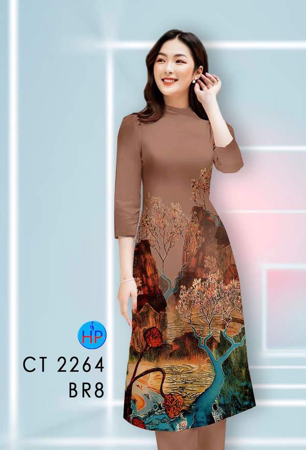 Vải Áo Dài Cách Tân Phong Cảnh AD CT2264 5 1789631090 974 vai ao dai cach tan phong canh ad ct2264