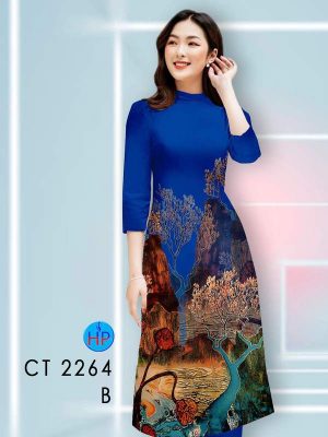 Vải Áo Dài Cách Tân Phong Cảnh AD CT2264 24 1789631091 913 vai ao dai cach tan phong canh ad ct2264