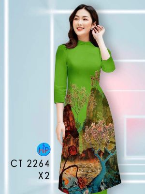 Vải Áo Dài Cách Tân Phong Cảnh AD CT2264 29 1789631092 371 vai ao dai cach tan phong canh ad ct2264