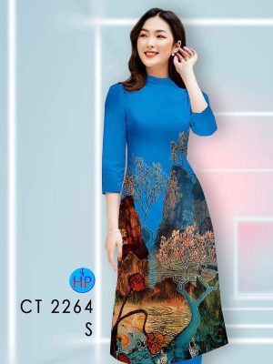 Vải Áo Dài Cách Tân Phong Cảnh AD CT2264 28 1789631092 67 vai ao dai cach tan phong canh ad ct2264