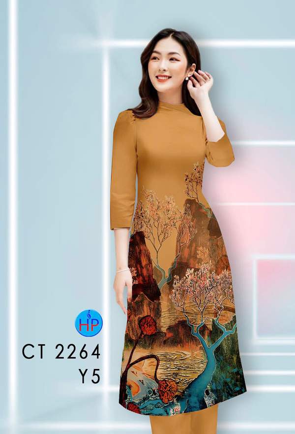 Vải Áo Dài Cách Tân Phong Cảnh AD CT2264 14 1789631093 156 vai ao dai cach tan phong canh ad ct2264