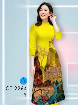 Vải Áo Dài Cách Tân Phong Cảnh AD CT2264 35 1789631093 242 vai ao dai cach tan phong canh ad ct2264