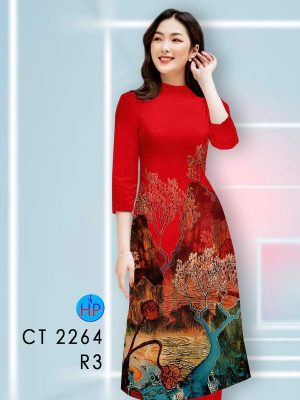 Vải Áo Dài Cách Tân Phong Cảnh AD CT2264 36 1789631093 309 vai ao dai cach tan phong canh ad ct2264