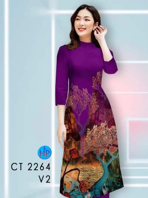 Vải Áo Dài Cách Tân Phong Cảnh AD CT2264 34 1789631093 513 vai ao dai cach tan phong canh ad ct2264