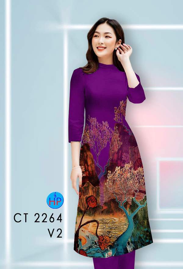 Vải Áo Dài Cách Tân Phong Cảnh AD CT2264 16 1789631093 513 vai ao dai cach tan phong canh ad ct2264