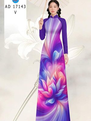 Vải Áo Dài Hoa In 3D AD 17143 35 1789789628 671 vai ao dai hoa in 3d ad 17143