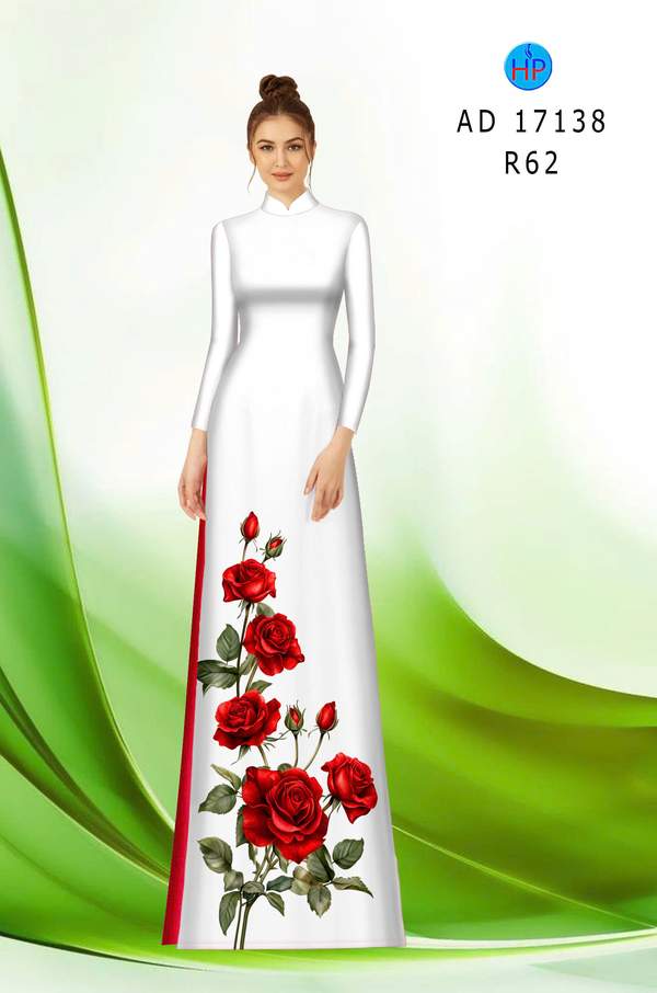 Vải Áo Dài Hoa Hồng AD 17138 4 1789790073 653 vai ao dai hoa hong ad 17138