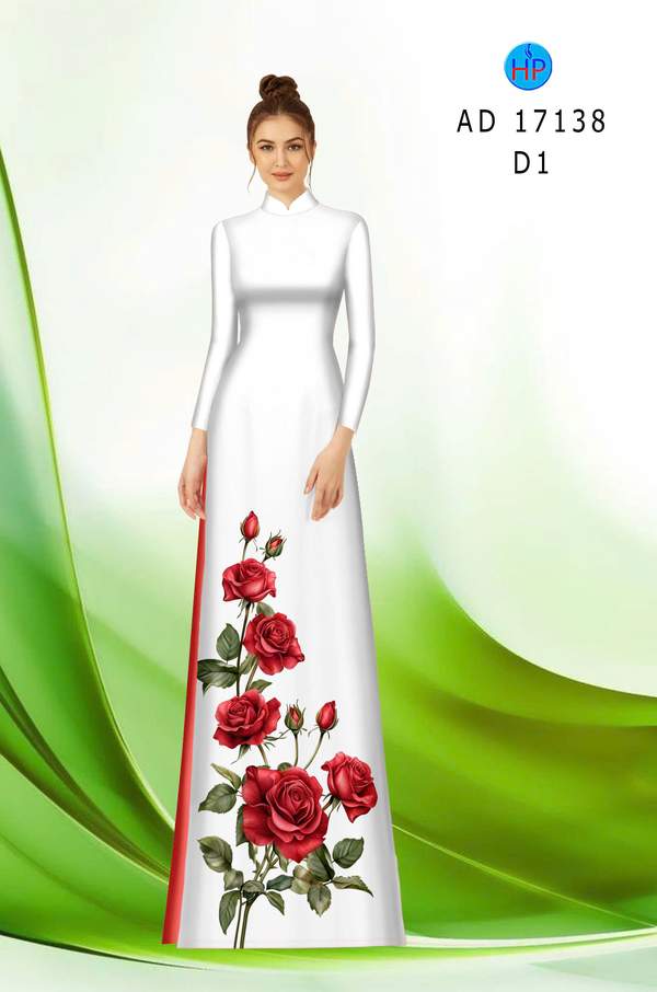 Vải Áo Dài Hoa Hồng AD 17138 13 1789790074 203 vai ao dai hoa hong ad 17138