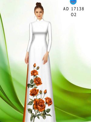 Vải Áo Dài Hoa Hồng AD 17138 29 1789790074 422 vai ao dai hoa hong ad 17138