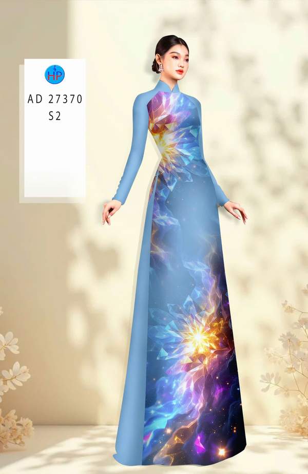Vải Áo Dài Hoa In 3D AD 27370 6 1789954627 378 vai ao dai hoa in 3d ad 27370