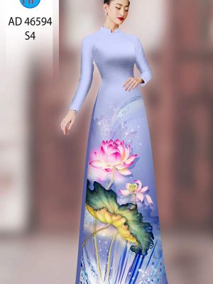 Vải Áo Dài Hoa Sen AD 46594 21 1789955047 349 vai ao dai hoa sen ad 46594