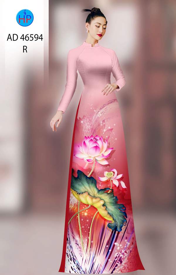 Vải Áo Dài Hoa Sen AD 46594 3 1789955047 825 vai ao dai hoa sen ad 46594