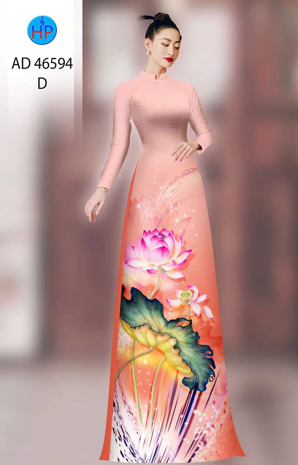 Vải Áo Dài Hoa Sen AD 46594 8 1789955048 108 vai ao dai hoa sen ad 46594