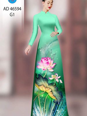 Vải Áo Dài Hoa Sen AD 46594 28 1789955048 743 vai ao dai hoa sen ad 46594
