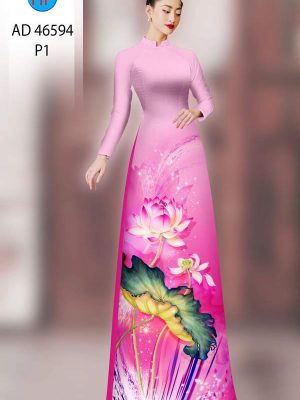 Vải Áo Dài Hoa Sen AD 46594 24 1789955048 778 vai ao dai hoa sen ad 46594
