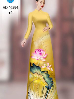 Vải Áo Dài Hoa Sen AD 46594 32 1789955049 16 vai ao dai hoa sen ad 46594