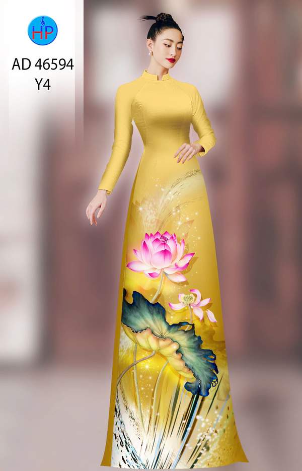 Vải Áo Dài Hoa Sen AD 46594 15 1789955049 16 vai ao dai hoa sen ad 46594