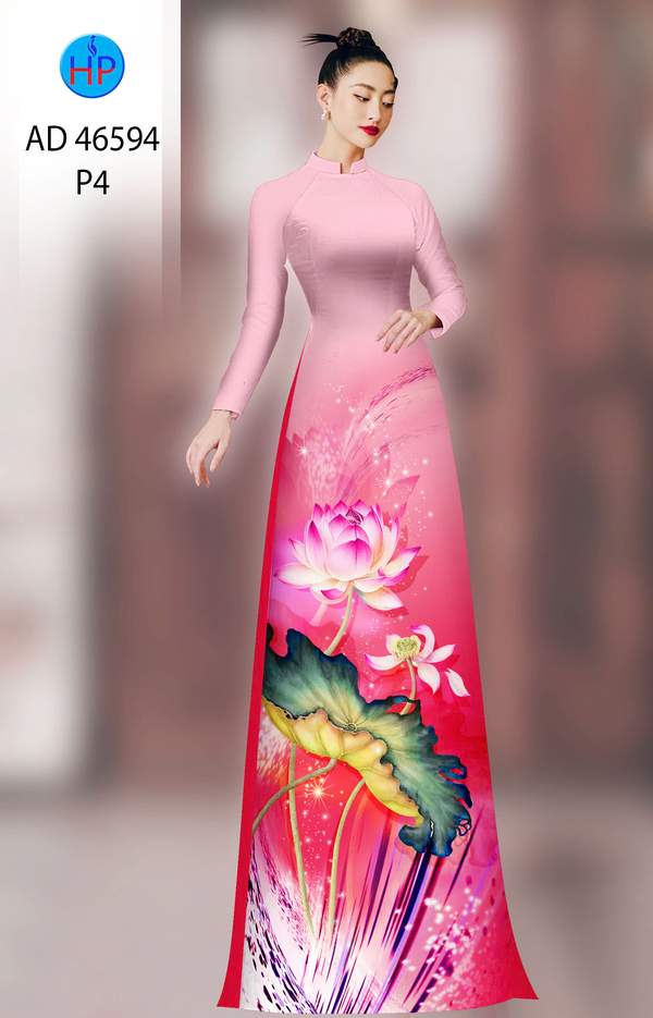 Vải Áo Dài Hoa Sen AD 46594 13 1789955049 271 vai ao dai hoa sen ad 46594