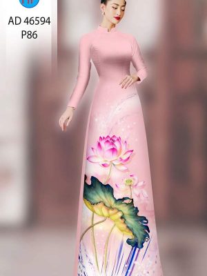 Vải Áo Dài Hoa Sen AD 46594 31 1789955049 446 vai ao dai hoa sen ad 46594