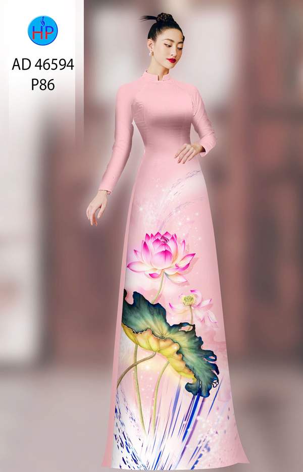 Vải Áo Dài Hoa Sen AD 46594 14 1789955049 446 vai ao dai hoa sen ad 46594