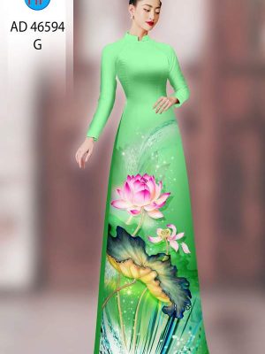 Vải Áo Dài Hoa Sen AD 46594 34 1789955050 204 vai ao dai hoa sen ad 46594