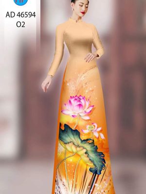 Vải Áo Dài Hoa Sen AD 46594 33 1789955050 455 vai ao dai hoa sen ad 46594
