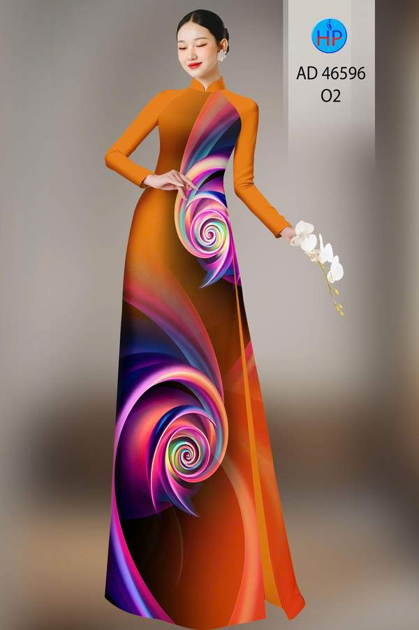 Vải Áo Dài Hoa Văn AD 46596 2 1789955483 54 vai ao dai hoa van ad 46596