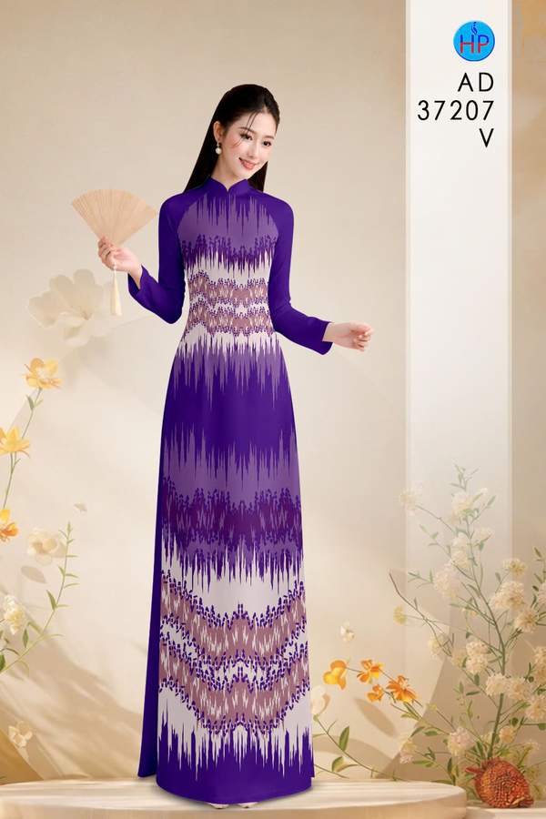 Vải Áo Dài Hoa In 3D AD 37207 8 1790150087 175 vai ao dai hoa in 3d ad 37207