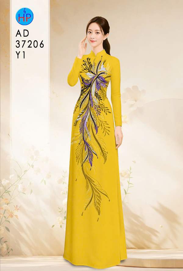 Vải Áo Dài Hoa In 3D AD 37206 7 1790150575 498 vai ao dai hoa in 3d ad 37206