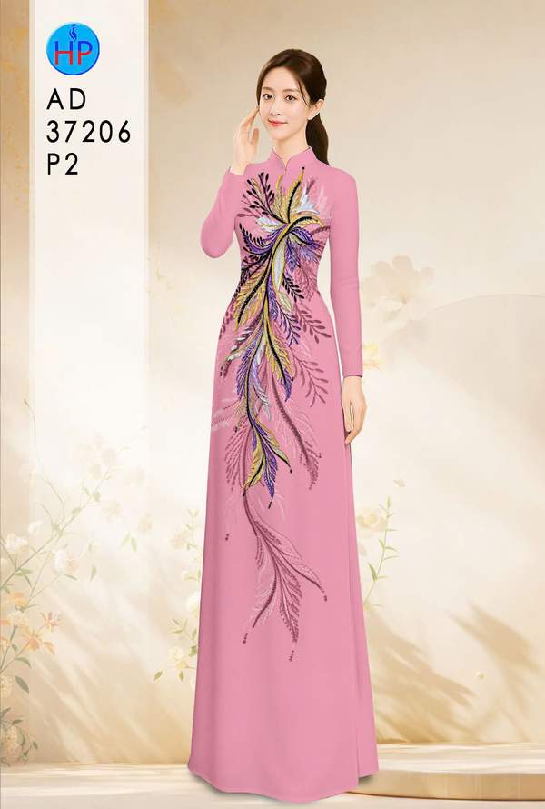 Vải Áo Dài Hoa In 3D AD 37206 9 1790150576 119 vai ao dai hoa in 3d ad 37206