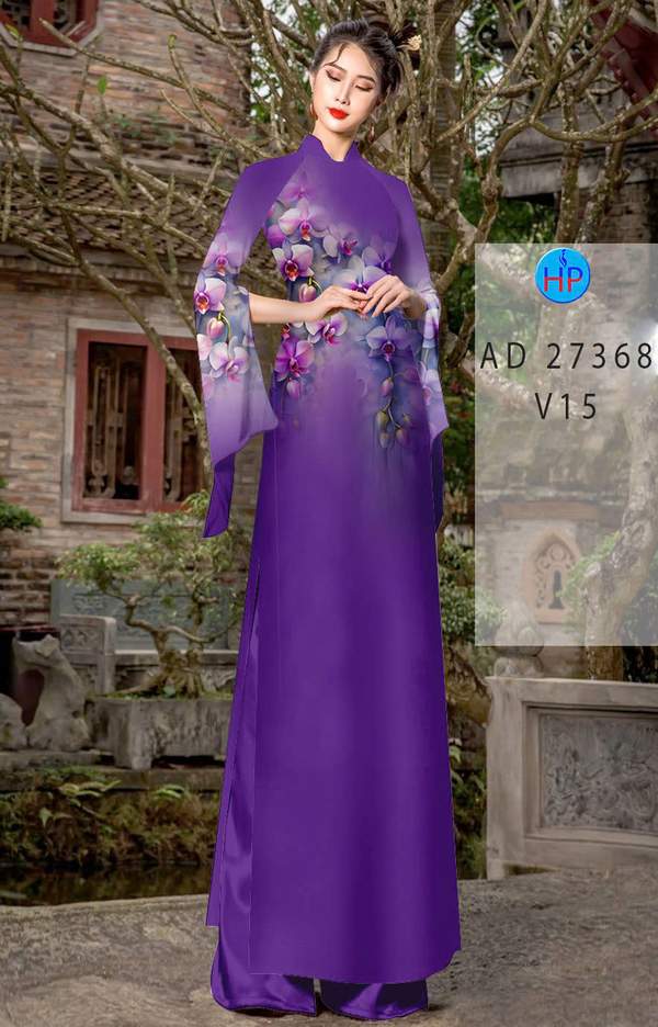 Vải Áo Dài Hoa In 3D AD 27368 7 1790151036 555 vai ao dai hoa in 3d ad 27368