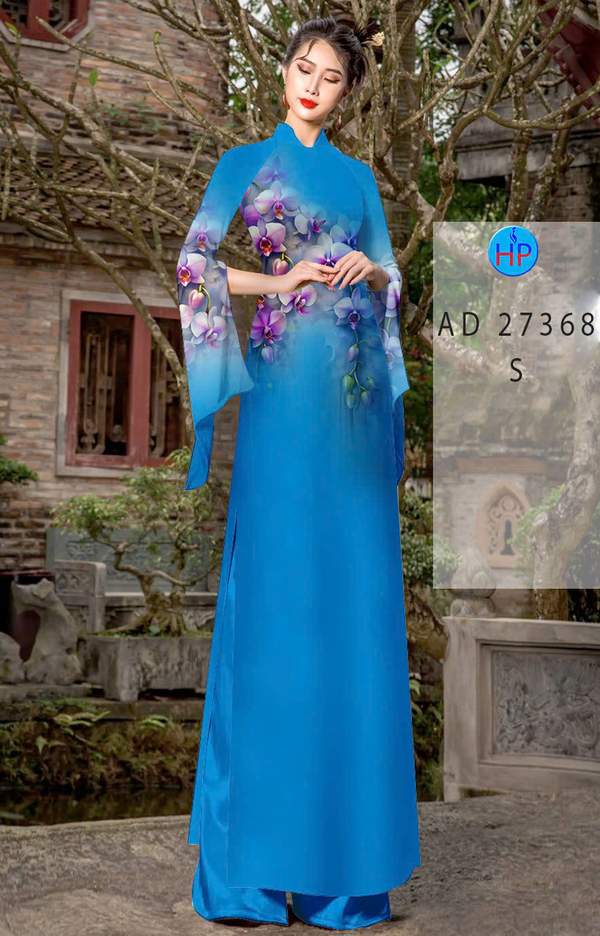 Vải Áo Dài Hoa In 3D AD 27368 3 1790151036 732 vai ao dai hoa in 3d ad 27368