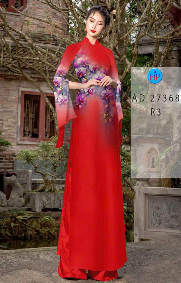Vải Áo Dài Hoa In 3D AD 27368 10 1790151037 595 vai ao dai hoa in 3d ad 27368