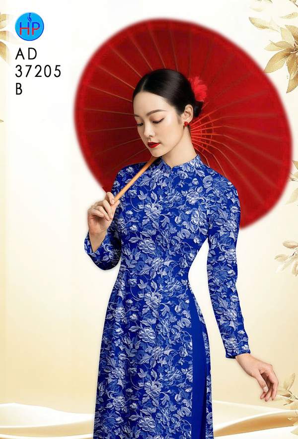 Vải Áo Dài Hoa In 3D AD 37205 6 1790151465 180 vai ao dai hoa in 3d ad 37205