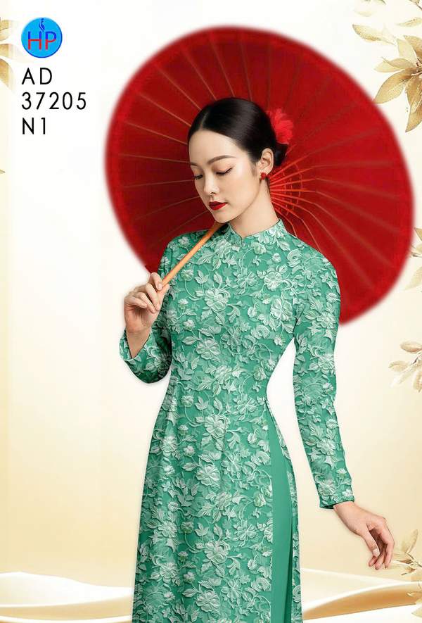 Vải Áo Dài Hoa In 3D AD 37205 7 1790151465 200 vai ao dai hoa in 3d ad 37205