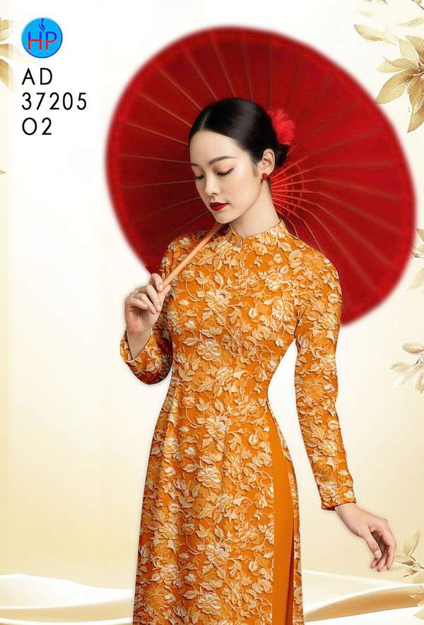 Vải Áo Dài Hoa In 3D AD 37205 9 1790151465 485 vai ao dai hoa in 3d ad 37205