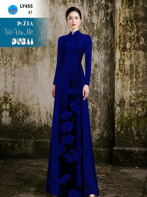 Vải Áo Dài Hoa In 4D AD LY455 34 1790387419 398 vai ao dai hoa in 4d ad ly455