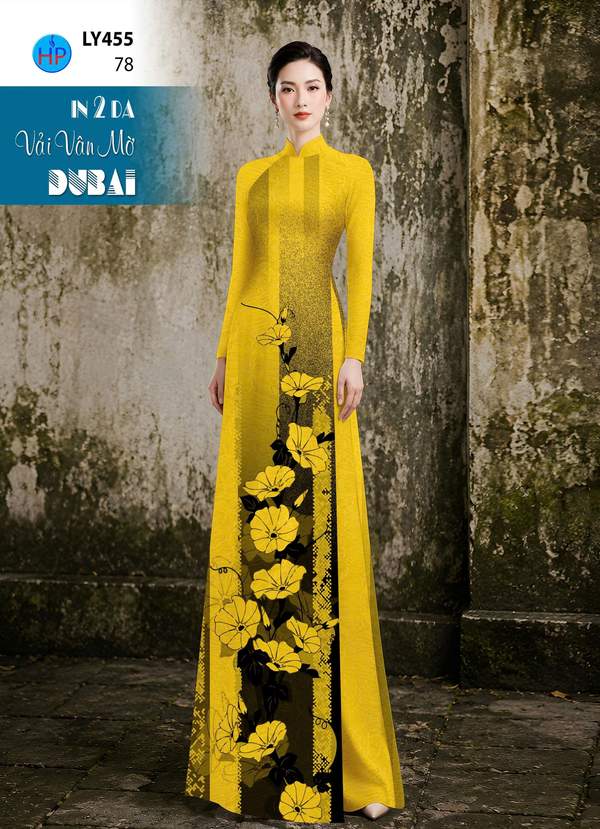 Vải Áo Dài Hoa In 4D AD LY455 7 1790387420 131 vai ao dai hoa in 4d ad ly455