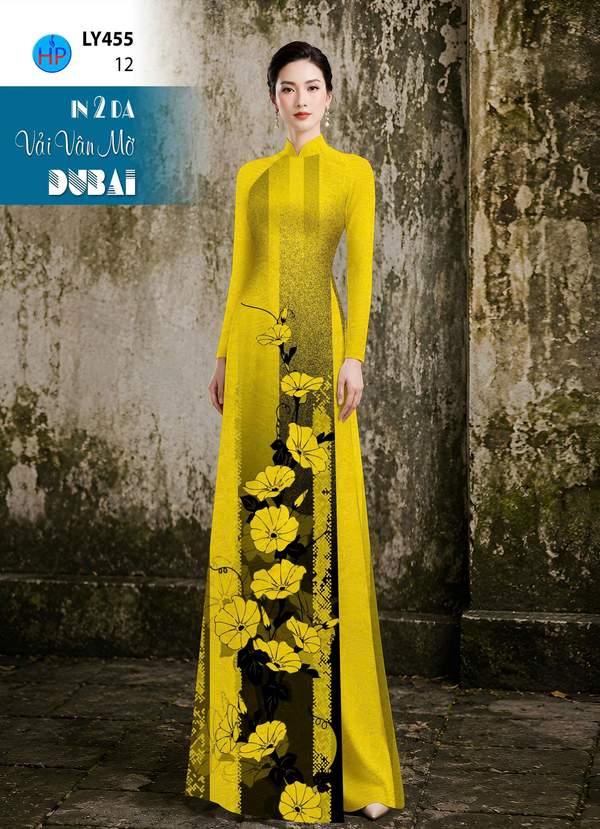 Vải Áo Dài Hoa In 4D AD LY455 17 1790387422 306 vai ao dai hoa in 4d ad ly455