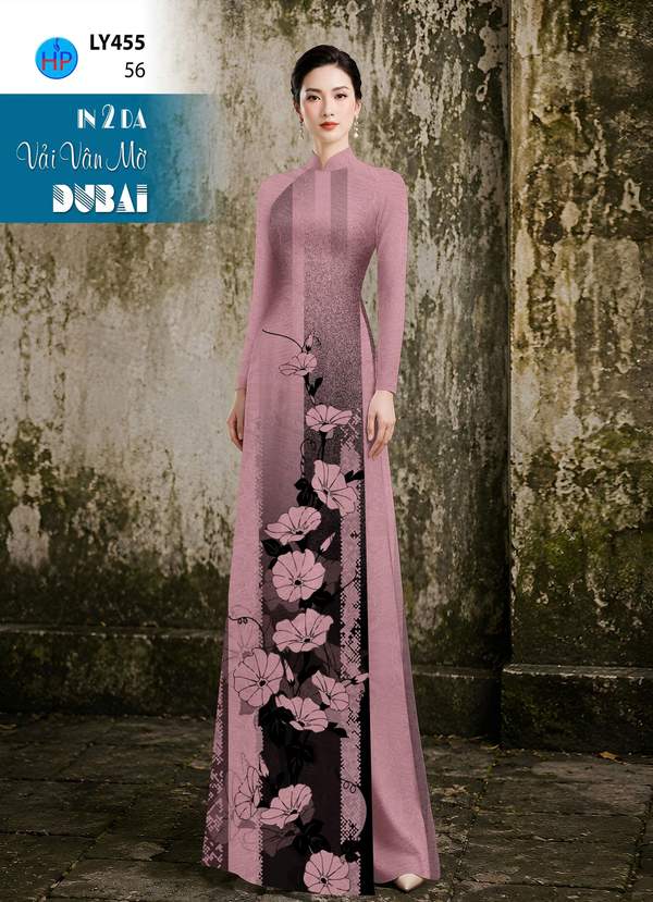 Vải Áo Dài Hoa In 4D AD LY455 19 1790387422 59 vai ao dai hoa in 4d ad ly455
