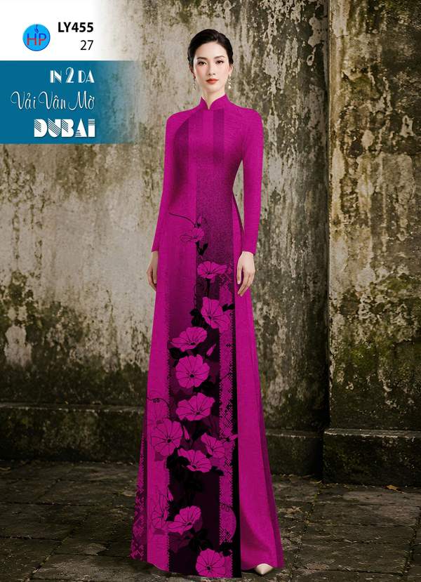 Vải Áo Dài Hoa In 4D AD LY455 23 1790387423 677 vai ao dai hoa in 4d ad ly455