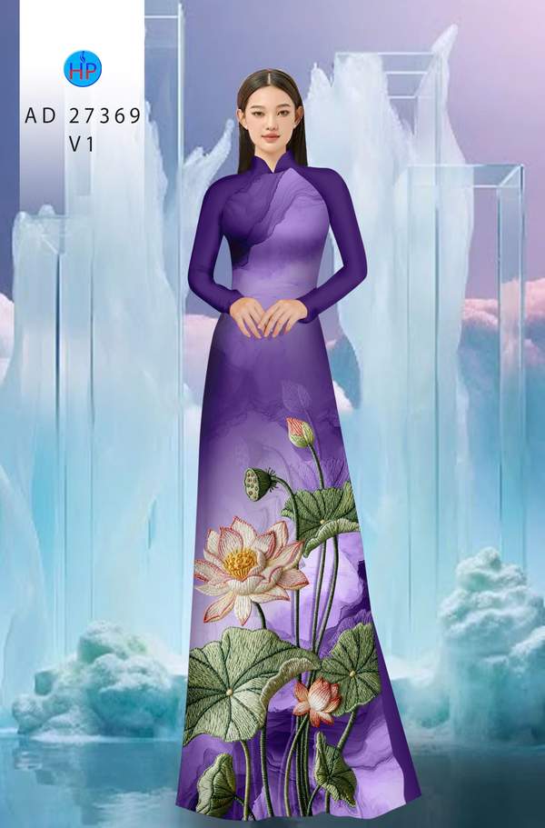 Vải Áo Dài Hoa Sen Giả Thêu AD 27369 2 1790388010 571 vai ao dai hoa sen gia theu ad 27369