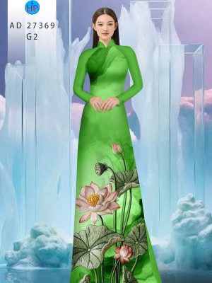 Vải Áo Dài Hoa Sen Giả Thêu AD 27369 22 1790388010 71 vai ao dai hoa sen gia theu ad 27369
