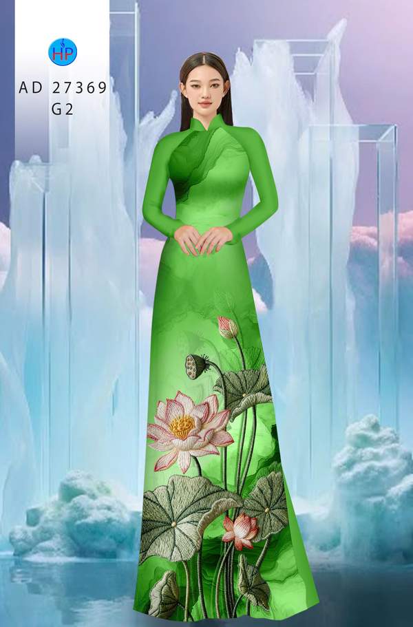 Vải Áo Dài Hoa Sen Giả Thêu AD 27369 3 1790388010 71 vai ao dai hoa sen gia theu ad 27369