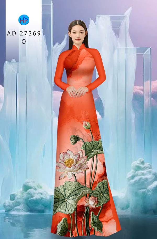 Vải Áo Dài Hoa Sen Giả Thêu AD 27369 10 1790388012 785 vai ao dai hoa sen gia theu ad 27369