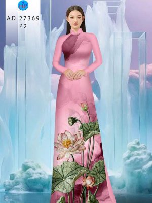 Vải Áo Dài Hoa Sen Giả Thêu AD 27369 30 1790388012 827 vai ao dai hoa sen gia theu ad 27369