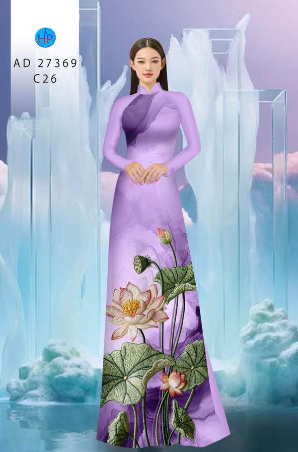 Vải Áo Dài Hoa Sen Giả Thêu AD 27369 18 1790388014 924 vai ao dai hoa sen gia theu ad 27369