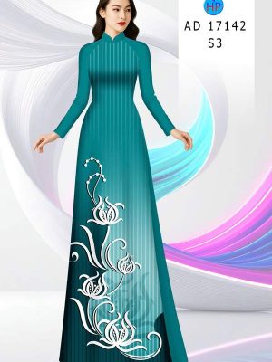 Vải Áo Dài Hoa In 3D AD 17142 26 1790388518 198 vai ao dai hoa in 3d ad 17142