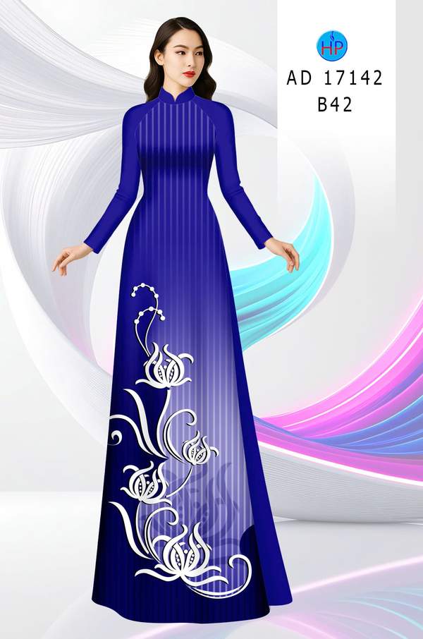 Vải Áo Dài Hoa In 3D AD 17142 6 1790388518 44 vai ao dai hoa in 3d ad 17142